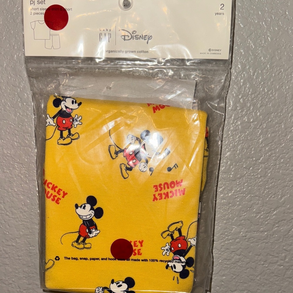 Gap Mickey Mouse Pajamas Set